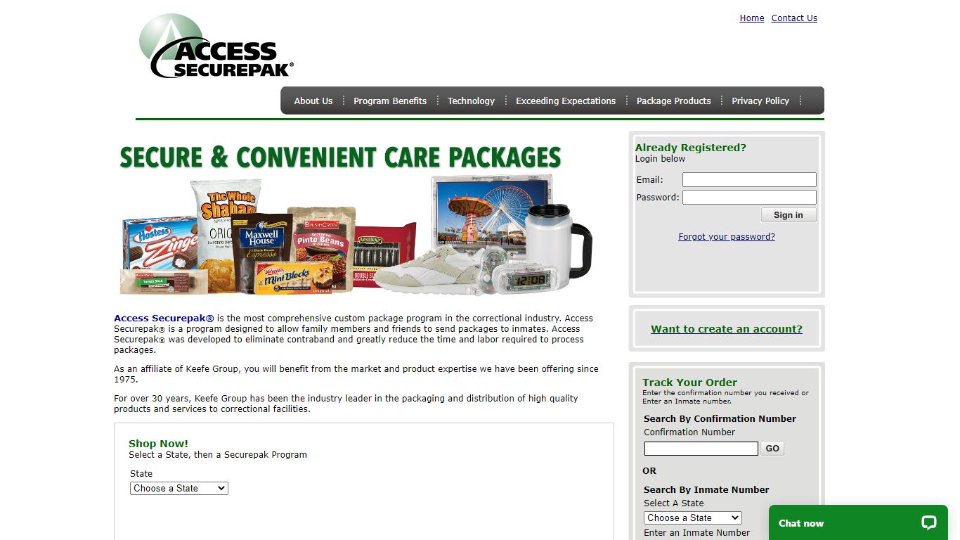 Access Securepak - Duval County Package Program - FL - FAQ's